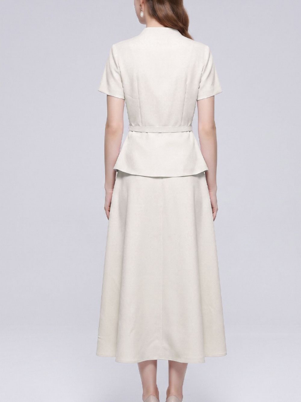 Maryam Short Sleeve Midi Dress - OWNCI