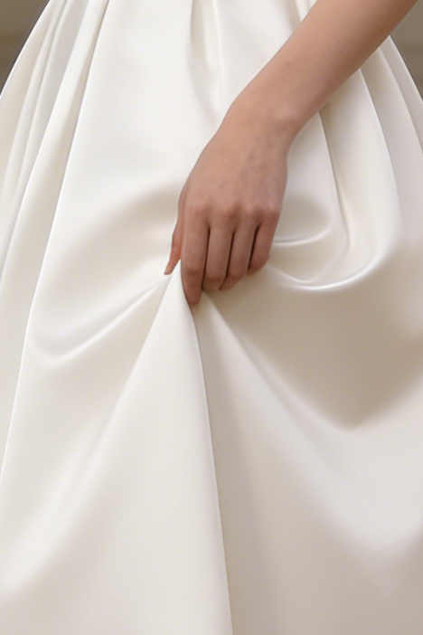 Sharon Minimalist Spaghetti Strap Midi Dress With Cape- Off-White - OWNCI Sharon Minimalist Spaghetti Strap Midi Dress With Cape- Off-White - OWNCI
