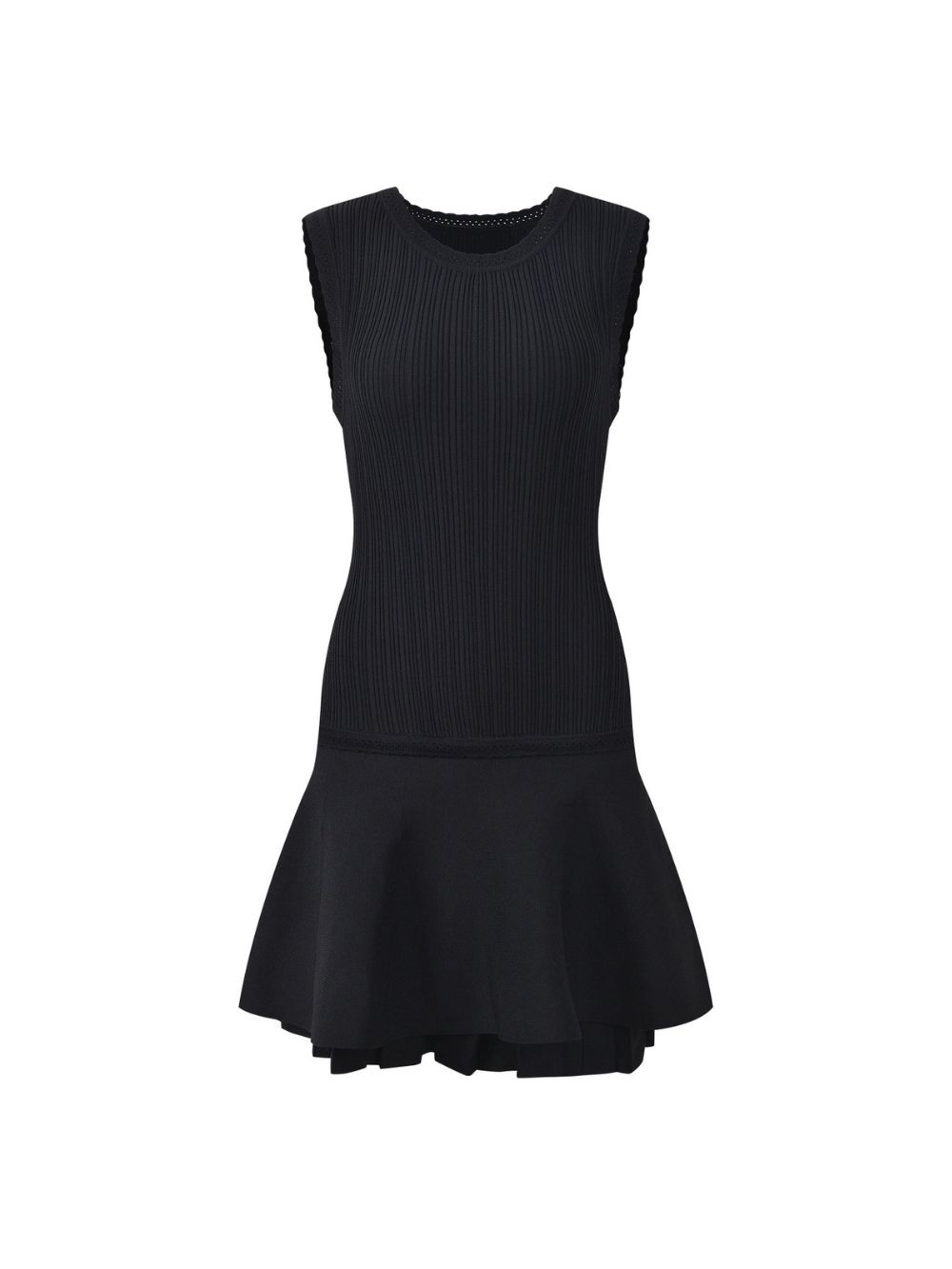 Tamara Ruffled Short Knit Dress - OWNCI Tamara Ruffled Short Knit Dress - OWNCI