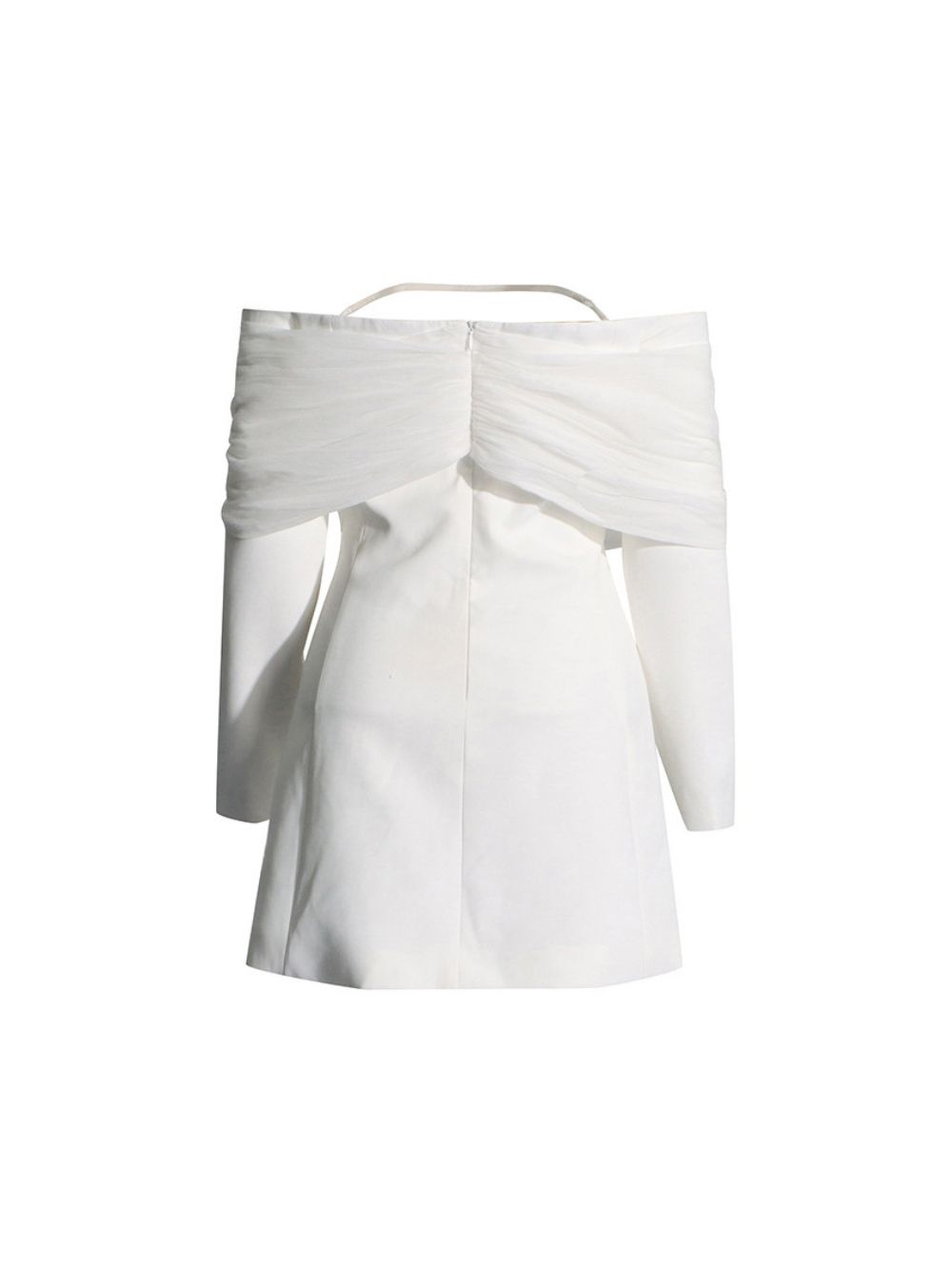 Jaylin Mesh Off Shoulder Mini Dress - OWNCI