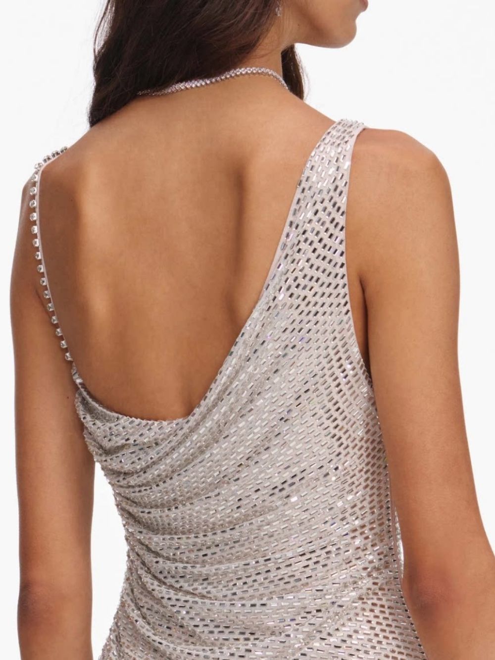 Marlie Pink Crystal Mini Dress - OWNCI Marlie Pink Crystal Mini Dress - OWNCI