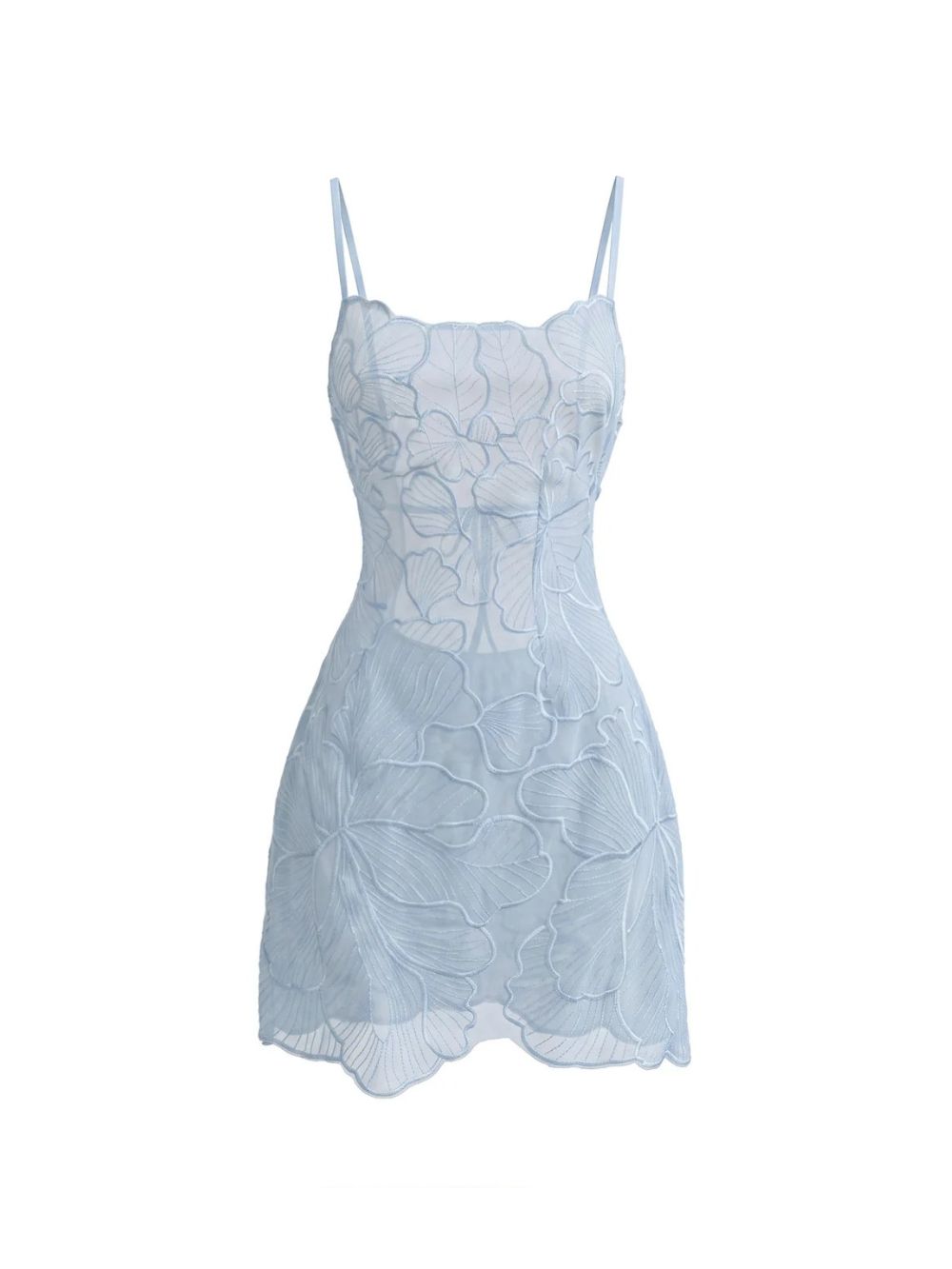 Naryxen Backless Sequin Mini Dress In Sky Blue - OWNCI Naryxen Backless Sequin Mini Dress In Sky Blue - OWNCI