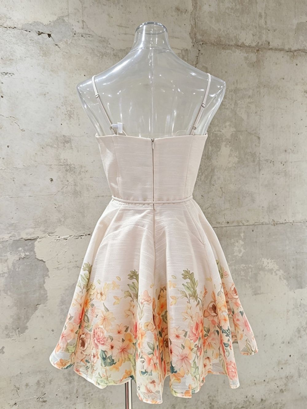 Mardi Spaghetti Floral Mini Dress - OWNCI Mardi Spaghetti Floral Mini Dress - OWNCI