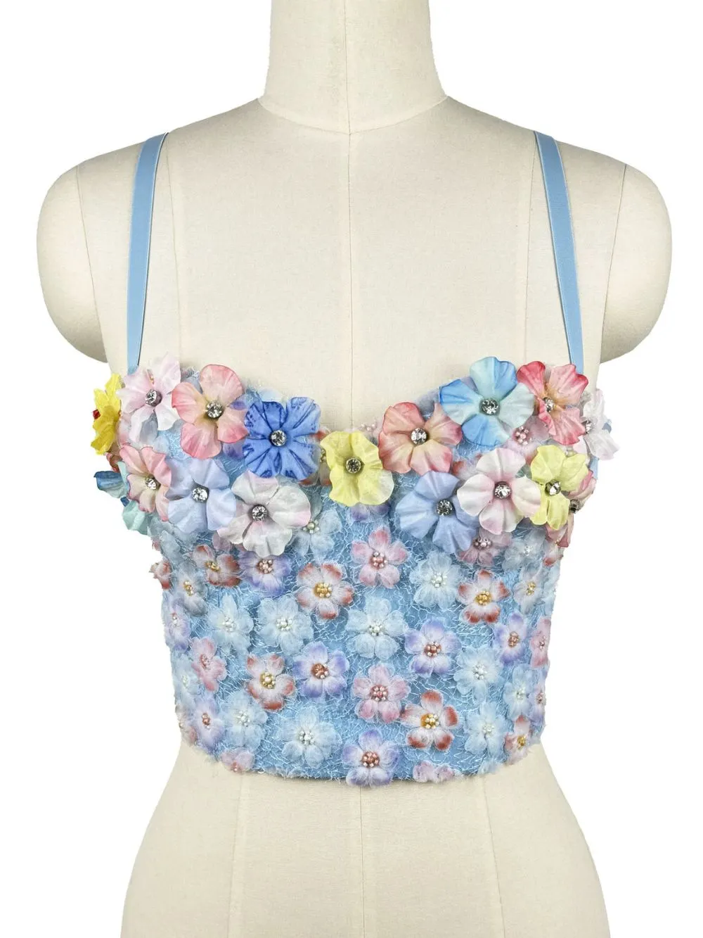 Maryana Flower Crop Top - OWNCI Maryana Flower Crop Top - OWNCI