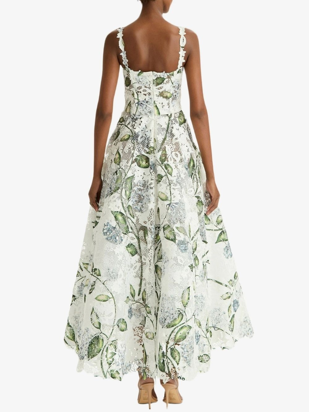 Marylu Strappy Lace Maxi Dress - OWNCI