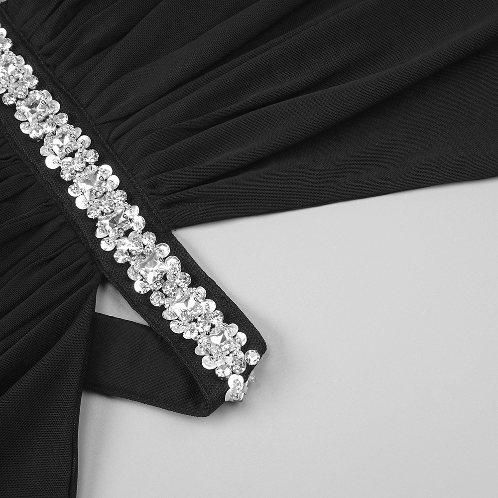 Marni Black Halter Diamante Maxi Dress - OWNCI Marni Black Halter Diamante Maxi Dress - OWNCI