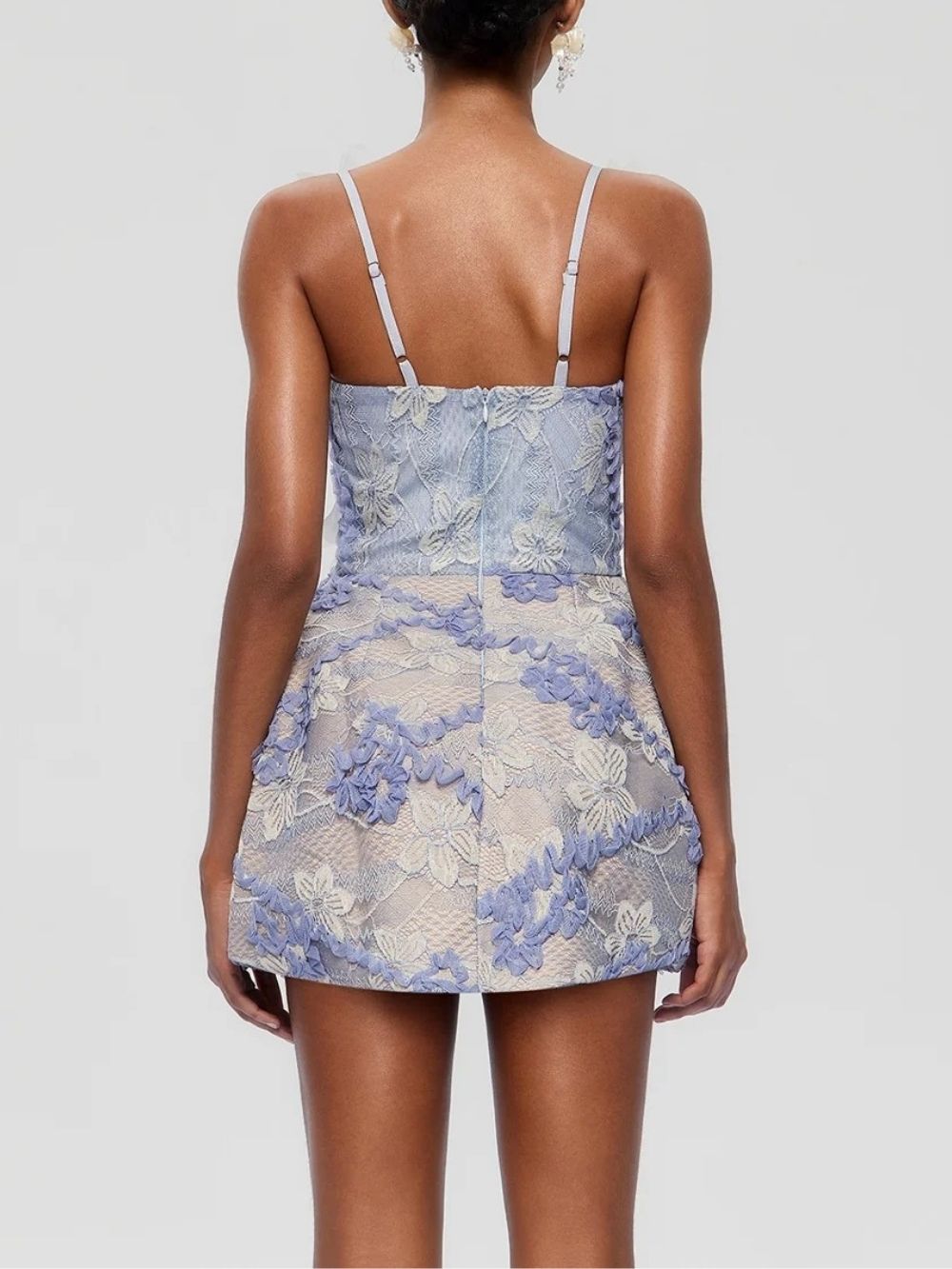 Gagenia Embroidered Butterfly Mini Dress - OWNCI