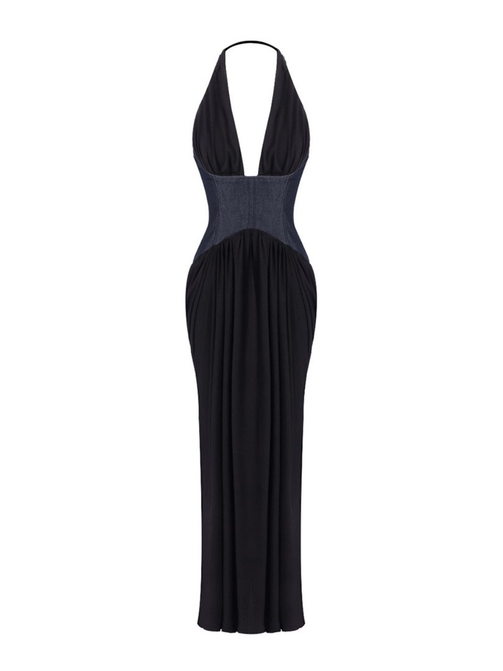Marti Black Halter Maxi Dress - OWNCI Marti Black Halter Maxi Dress - OWNCI