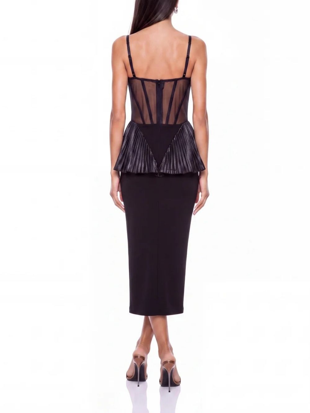 Kelmion Spaghetti Midi Dress - OWNCI