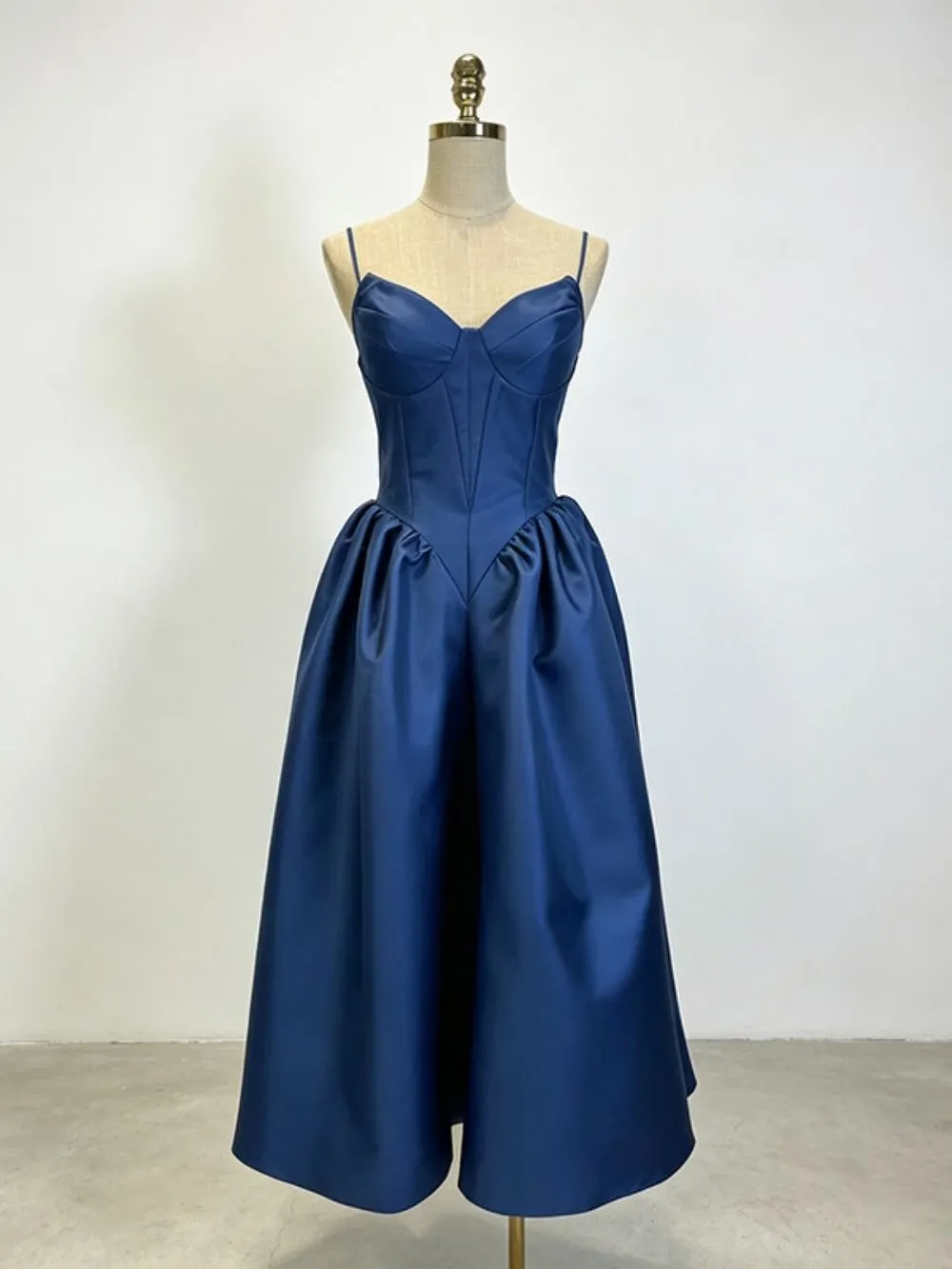 Marloes Spaghetti Corset Midi Dress - OWNCI Marloes Spaghetti Corset Midi Dress - OWNCI