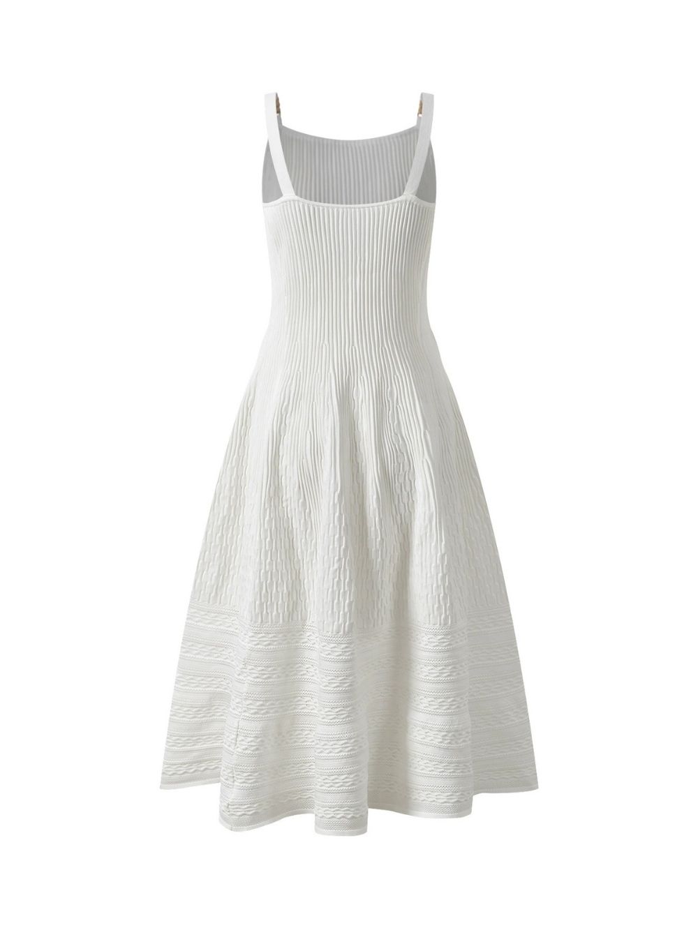 Textured Knit Midi Dress - OWNCI Textured Knit Midi Dress - OWNCI