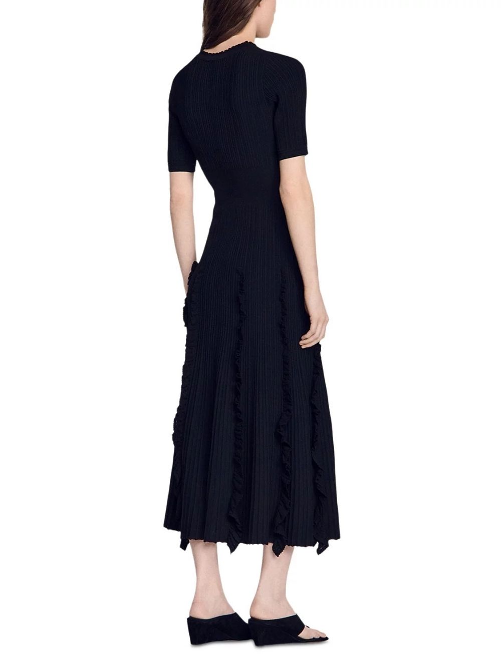 Pietrarose Ruffled Knit Maxi Dress - OWNCI