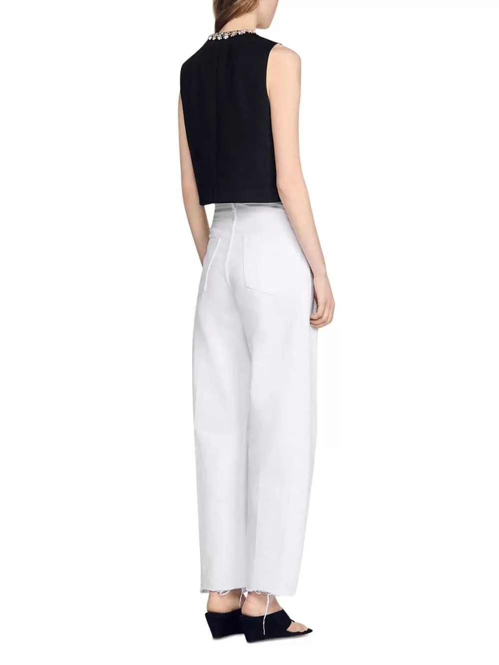 Lavandoria Jeweled Neckline Jacket - OWNCI