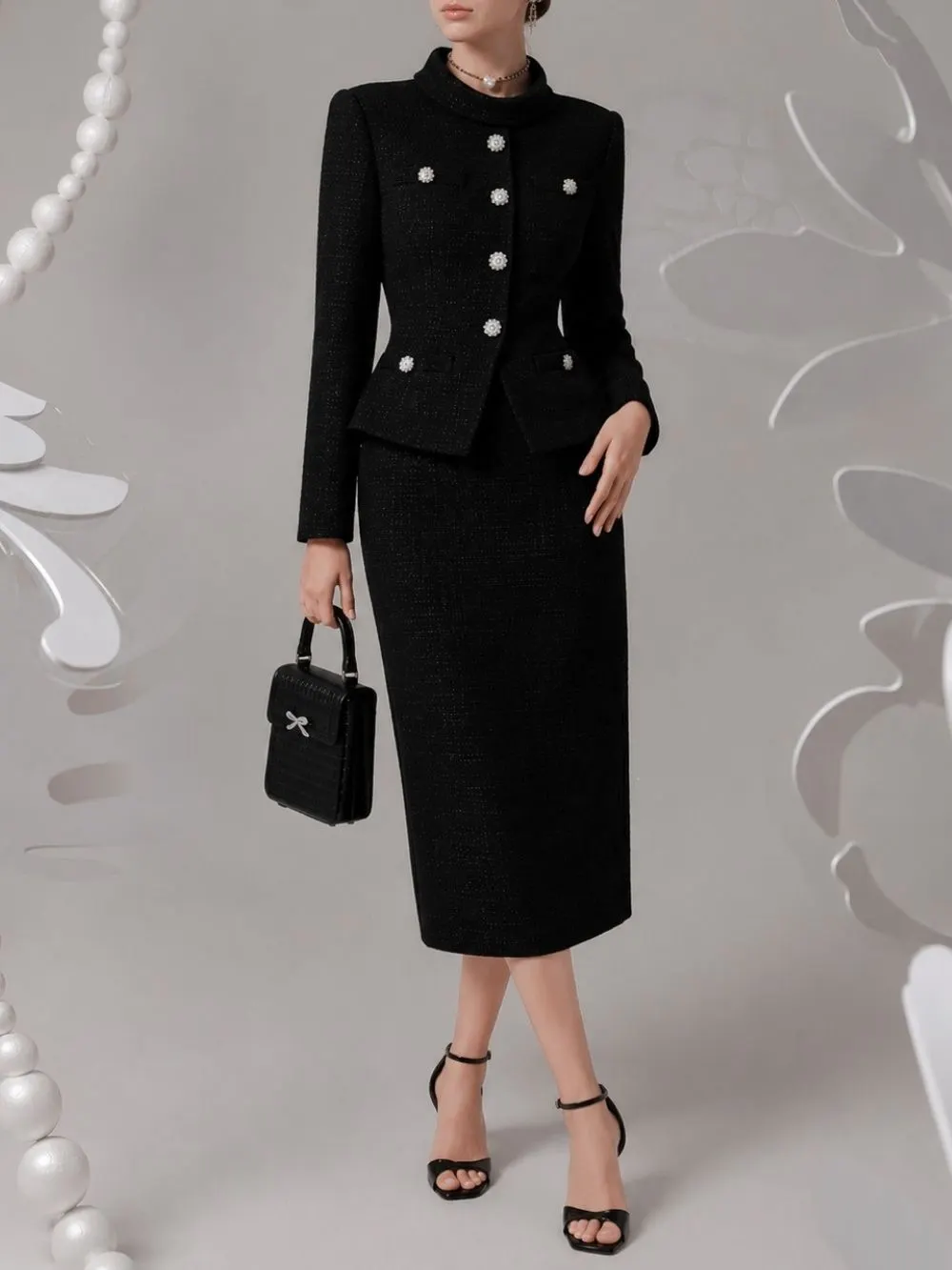 Marloes Long Sleeve Midi Dress - OWNCI Marloes Long Sleeve Midi Dress - OWNCI