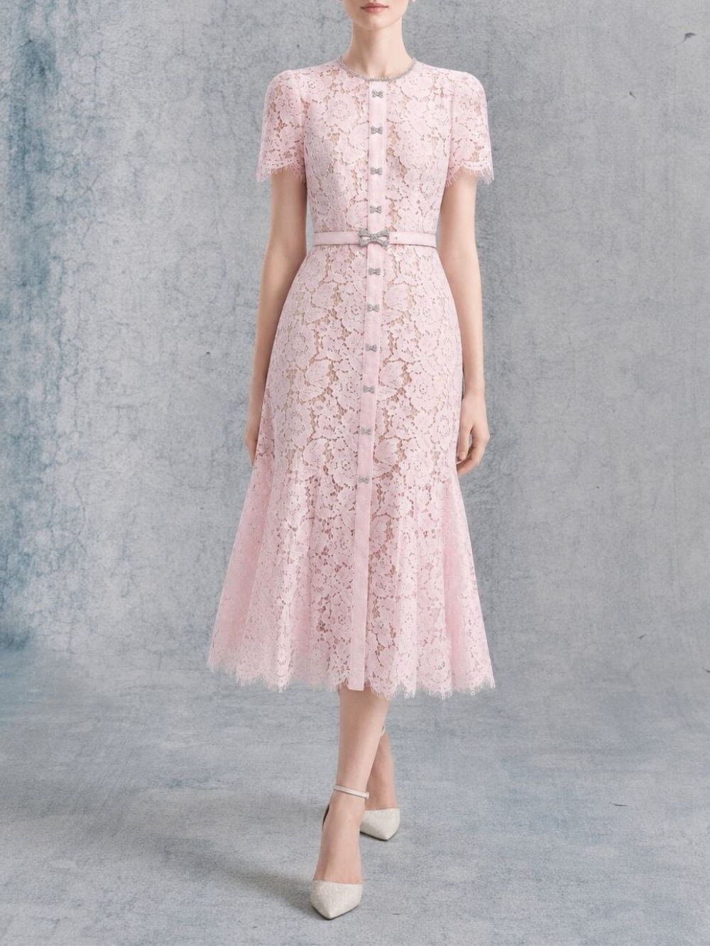 Marenda Lace Midi Dress - OWNCI Marenda Lace Midi Dress - OWNCI