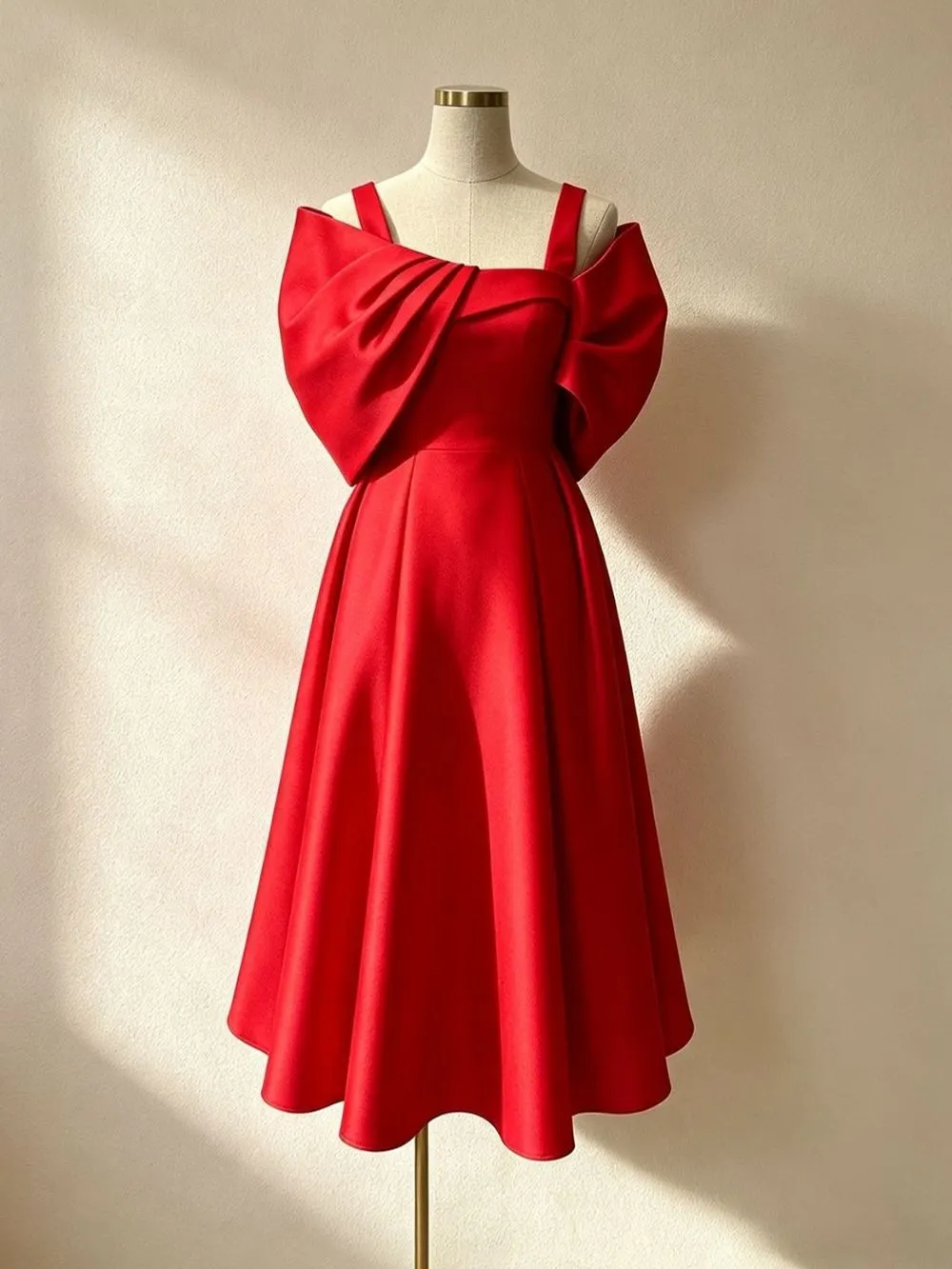 Marzanna Bow Midi Dress - OWNCI Marzanna Bow Midi Dress - OWNCI