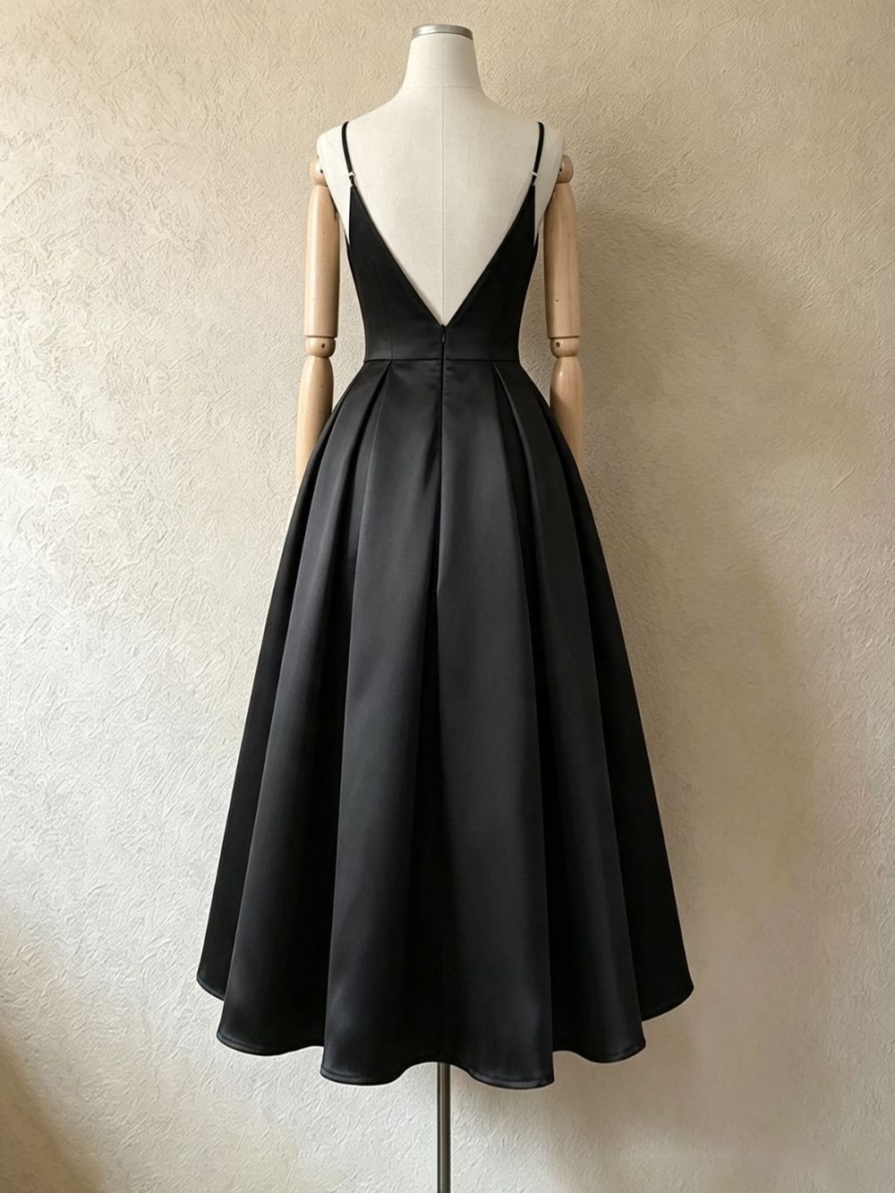 Masa Spaghetti V-Neck Backless Midi Dress - OWNCI Masa Spaghetti V-Neck Backless Midi Dress - OWNCI