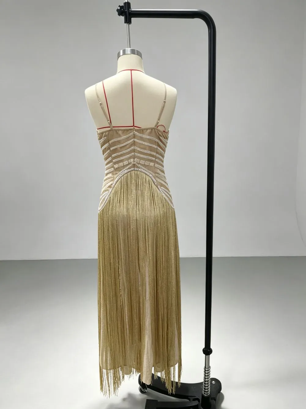 Mary Embellished Tassel Maxi Dress - OWNCI Mary Embellished Tassel Maxi Dress - OWNCI
