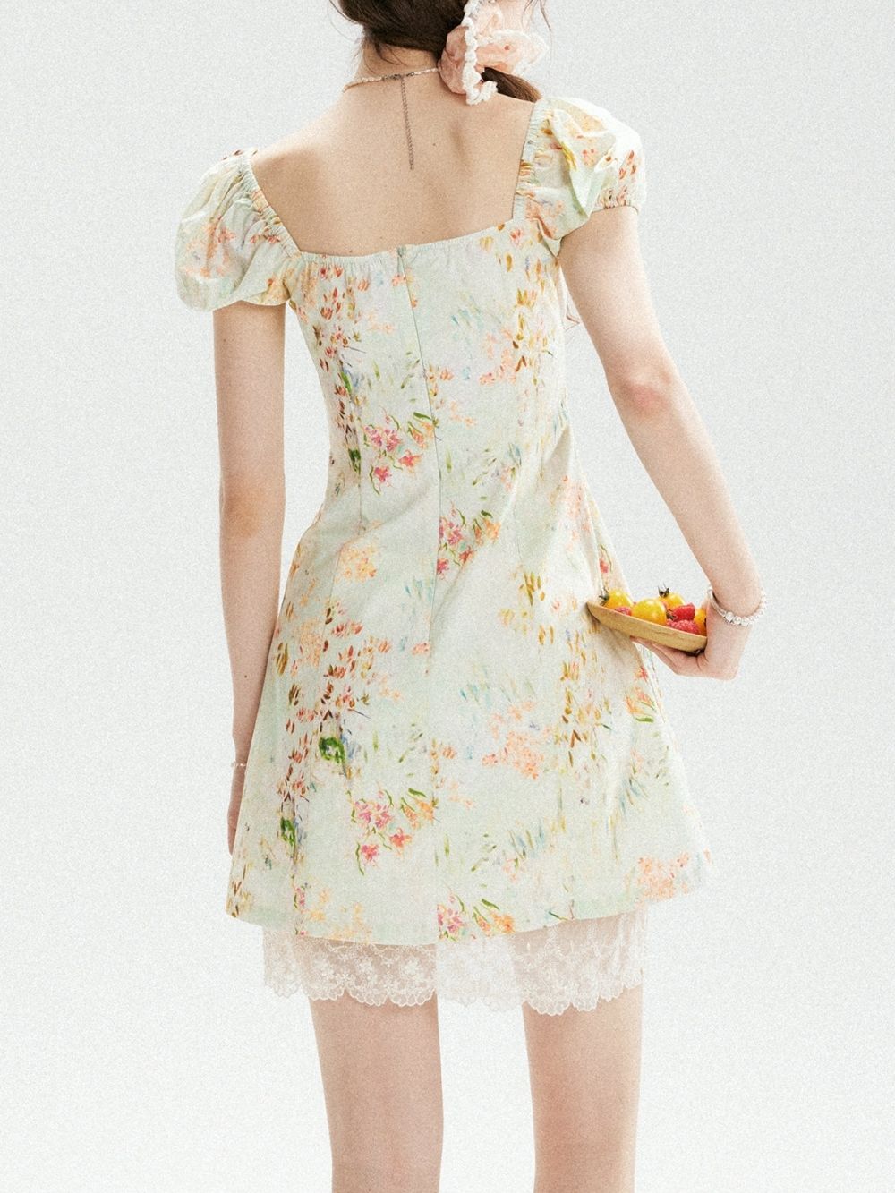 Marta Green Printed Mini Dress - OWNCI Marta Green Printed Mini Dress - OWNCI