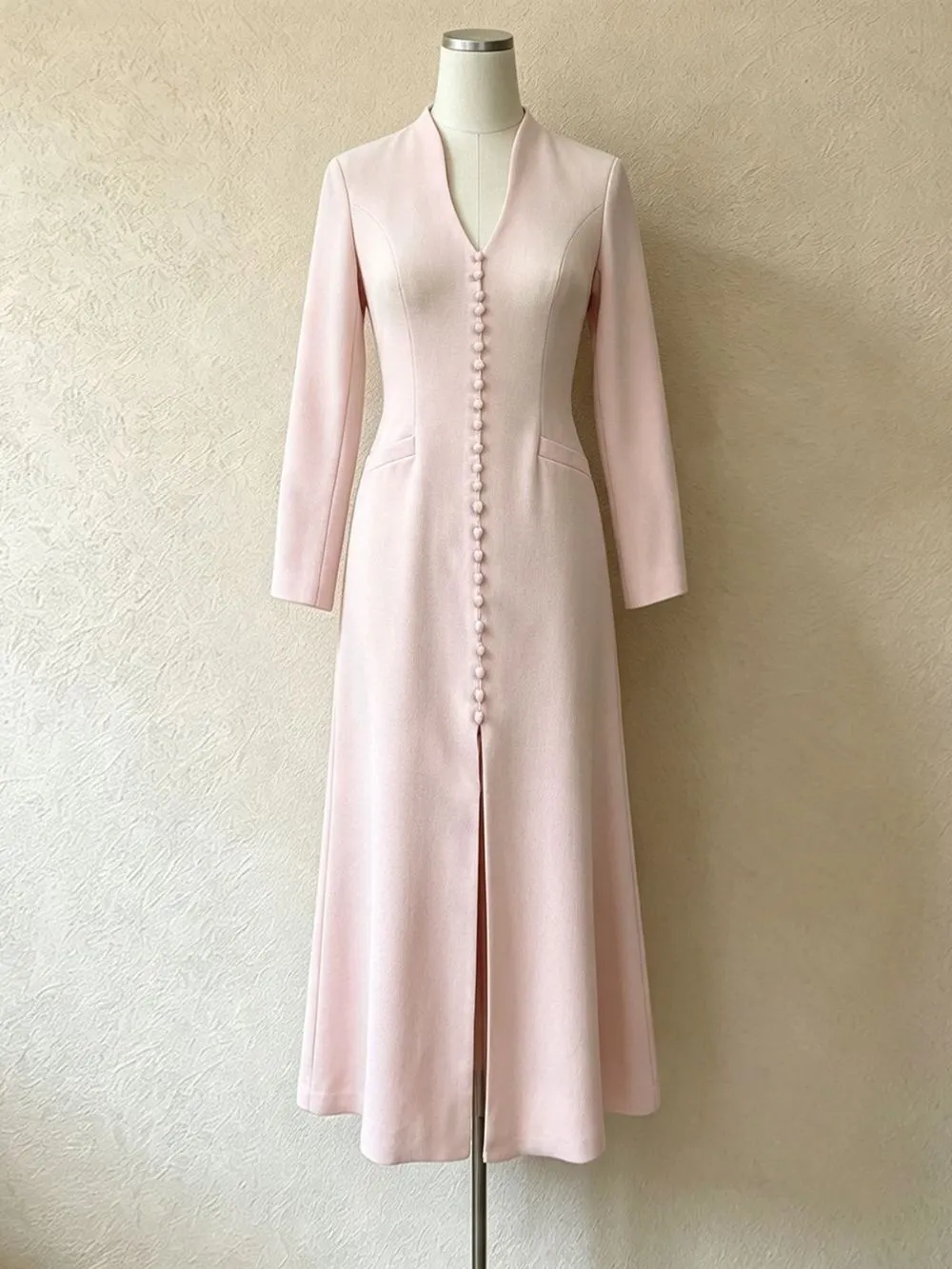 Masahide Long Sleeve Slit Maxi Dress - OWNCI Masahide Long Sleeve Slit Maxi Dress - OWNCI