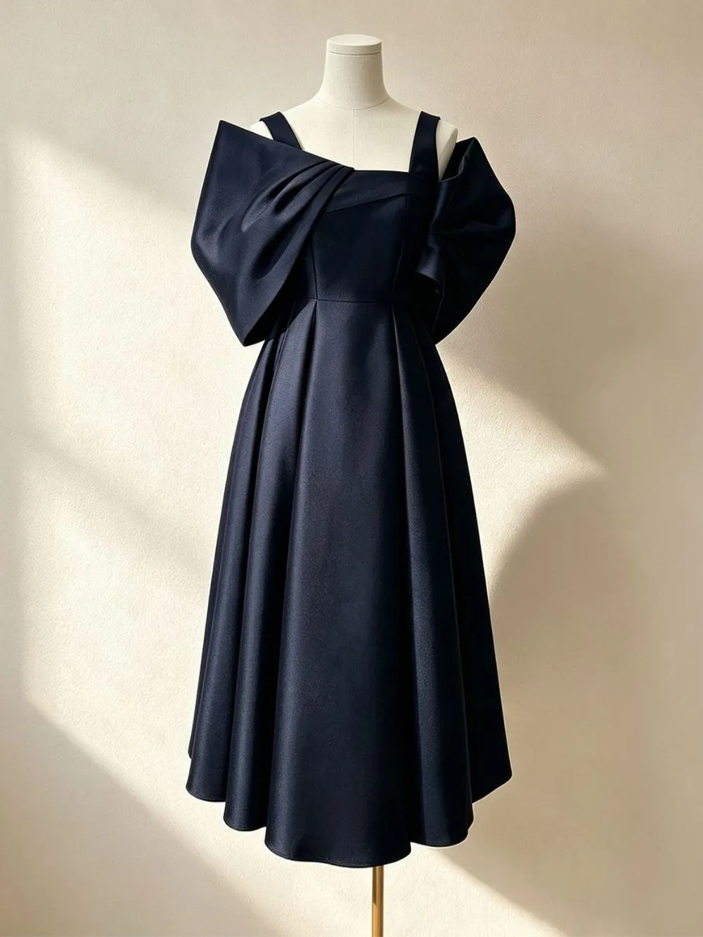 Marzanna Bow Midi Dress - OWNCI Marzanna Bow Midi Dress - OWNCI