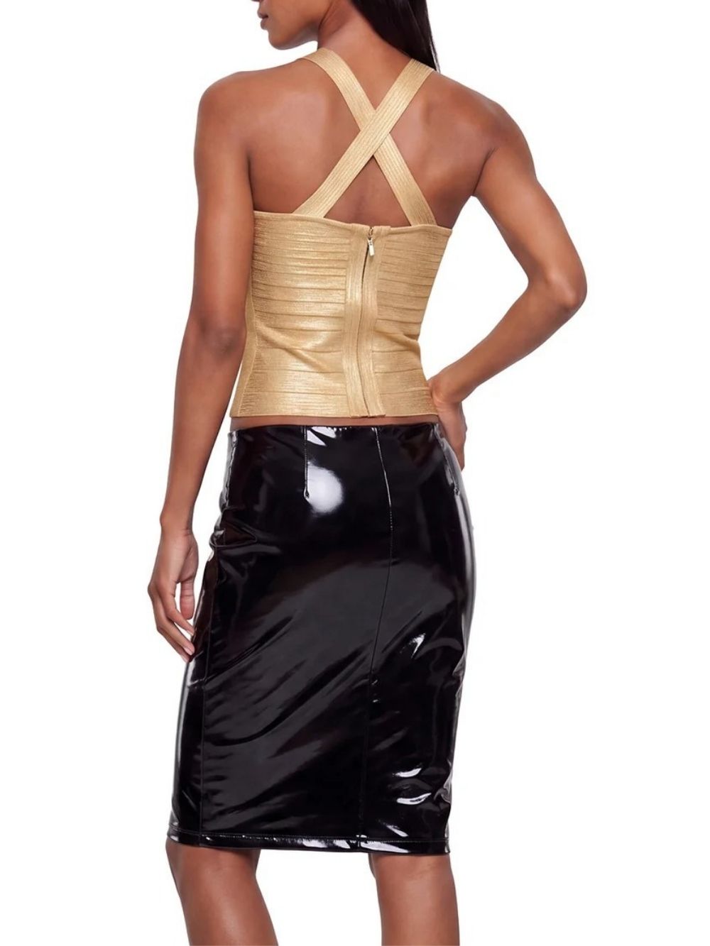 Avelqis Halterneck Bandage Top - OWNCI