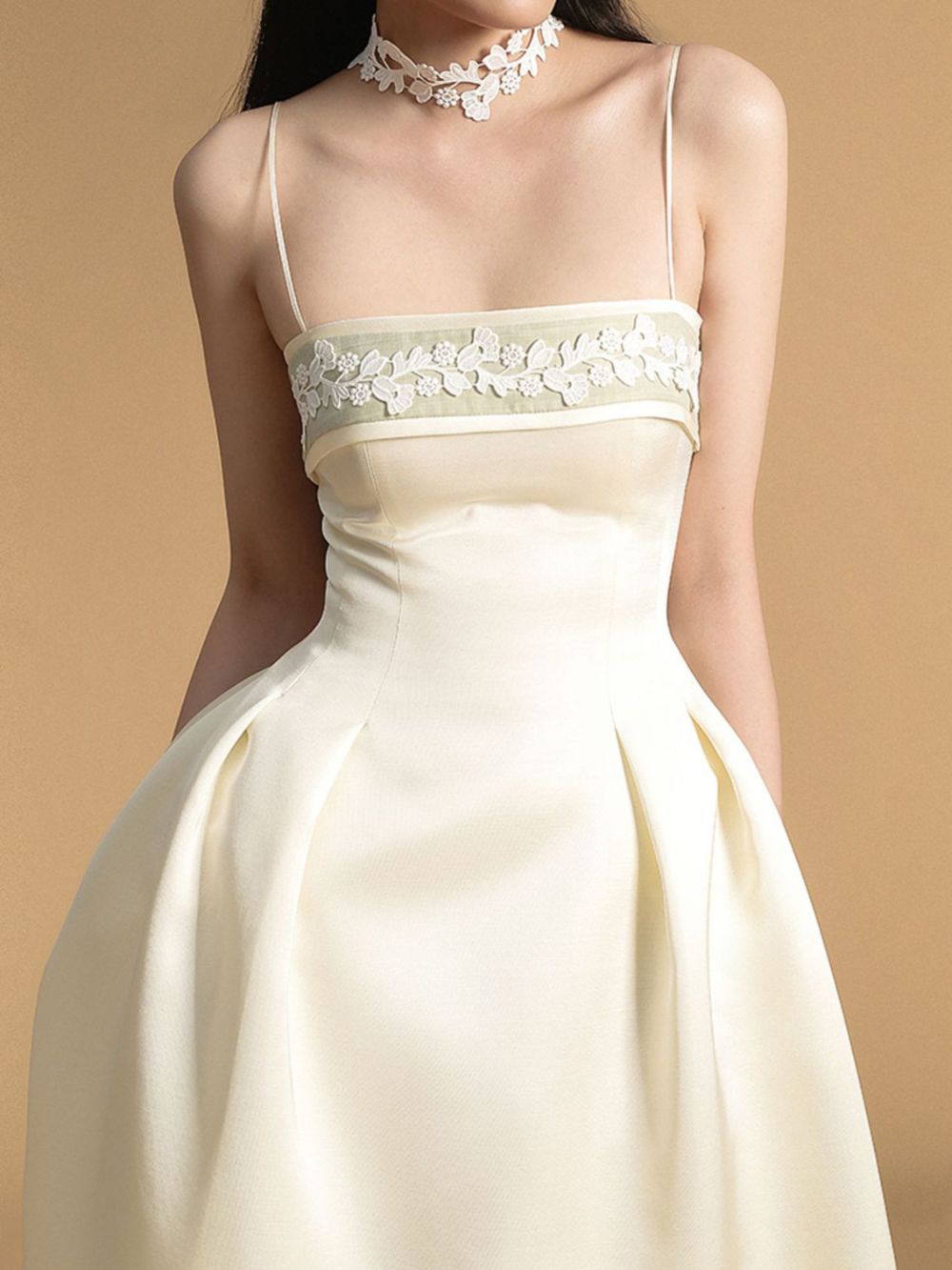 Marya Spaghetti Midi Dress - OWNCI