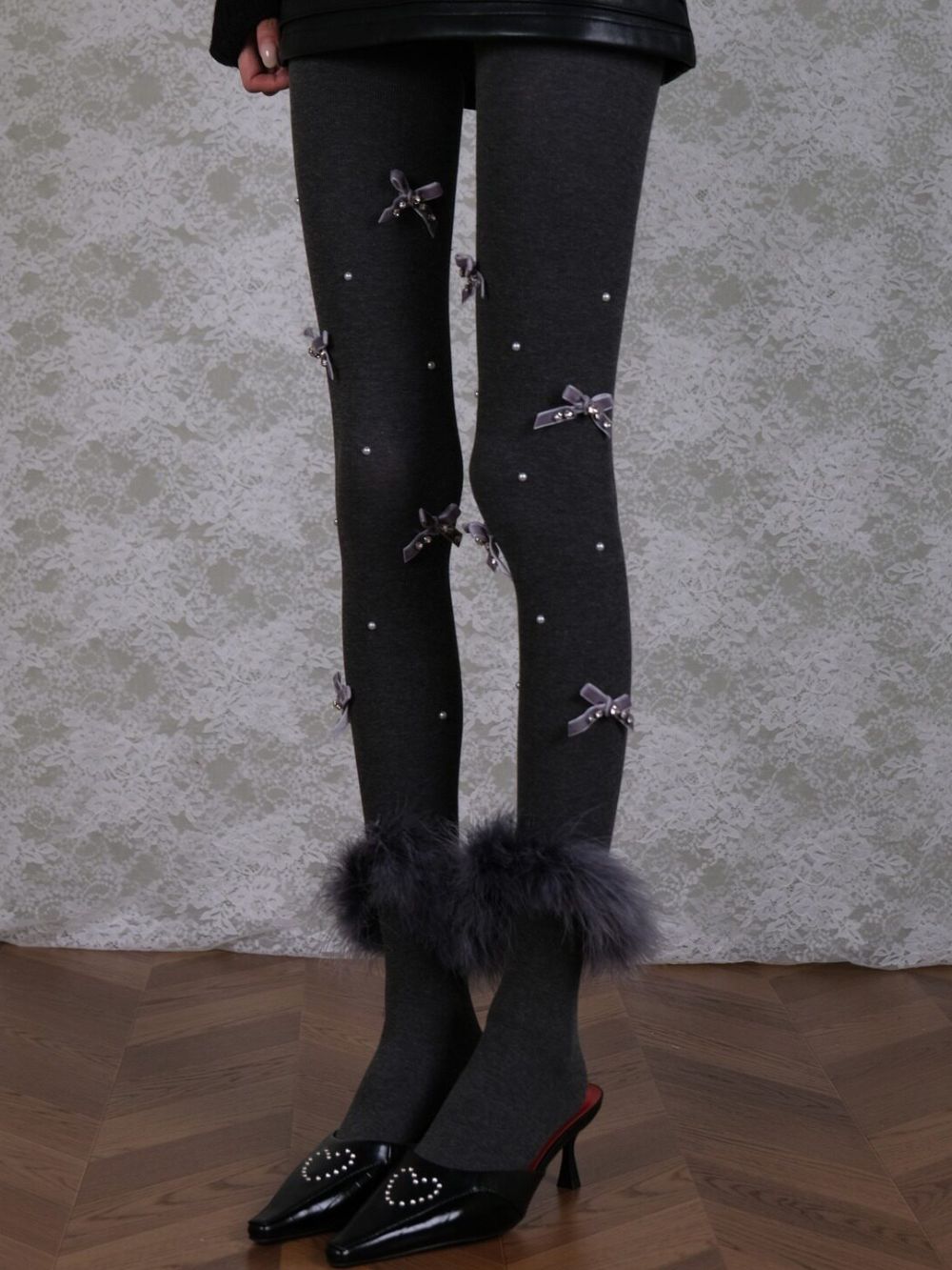 Marjean Bow Tights - OWNCI Marjean Bow Tights - OWNCI