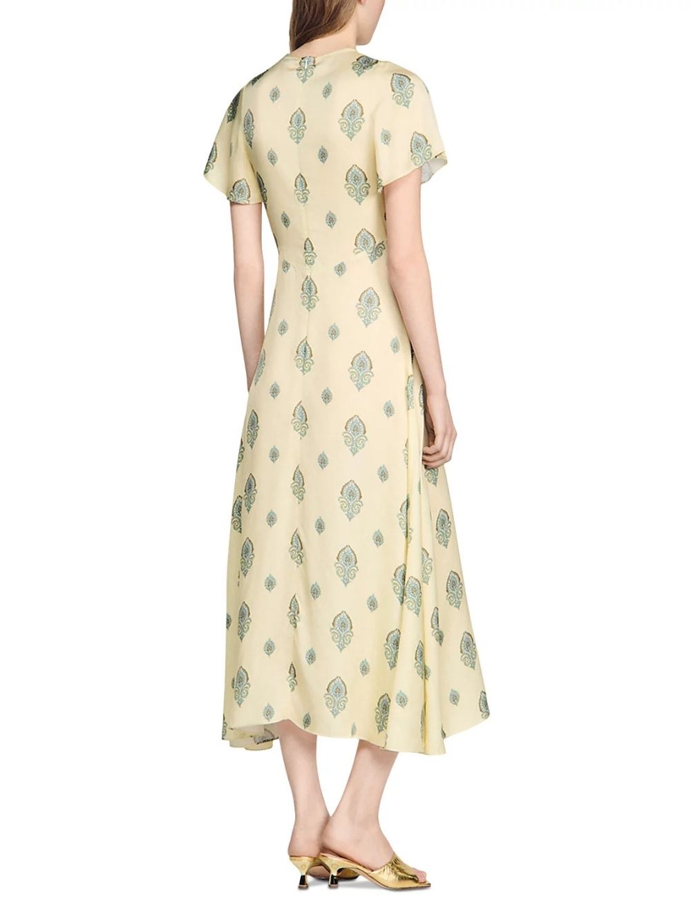 Paisley Print Maxi Dress - OWNCI