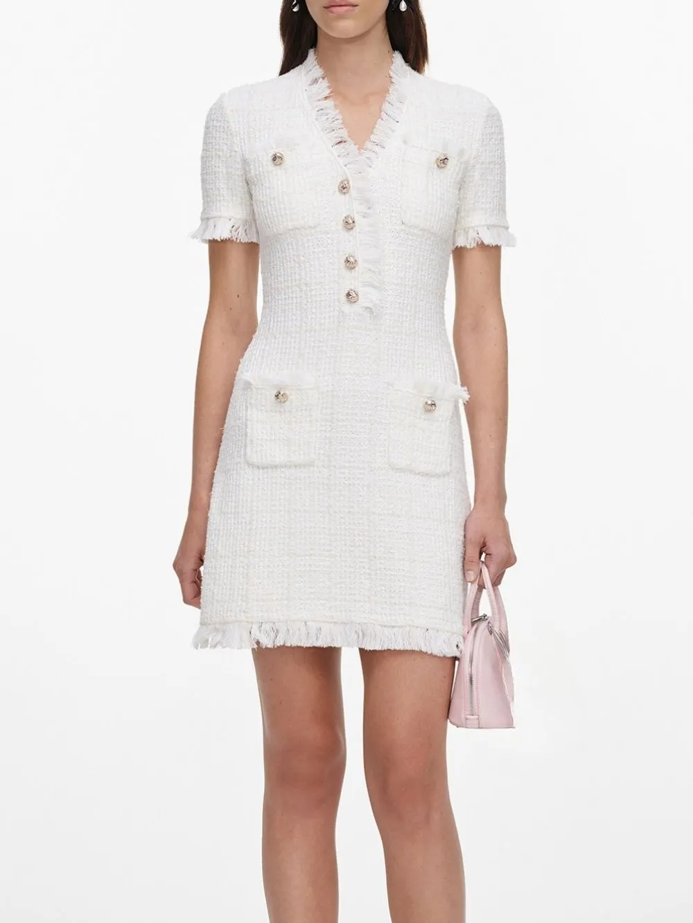 Marijose White Mini Dress - OWNCI