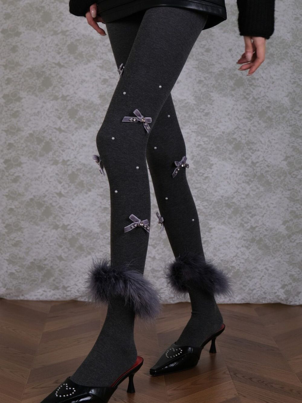 Marjean Bow Tights - OWNCI Marjean Bow Tights - OWNCI
