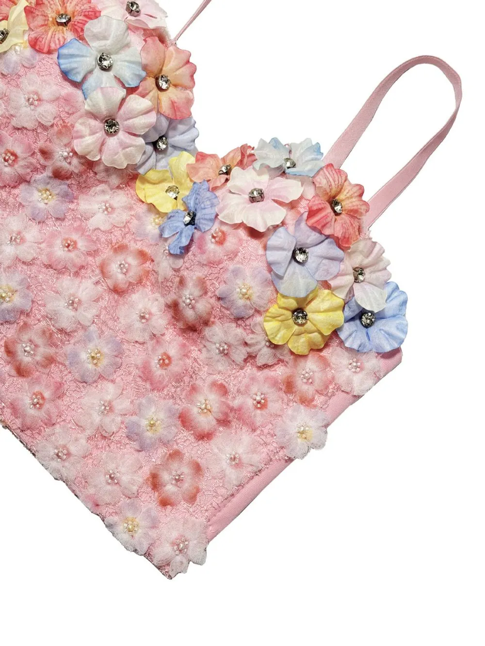 Maryana Flower Crop Top - OWNCI Maryana Flower Crop Top - OWNCI