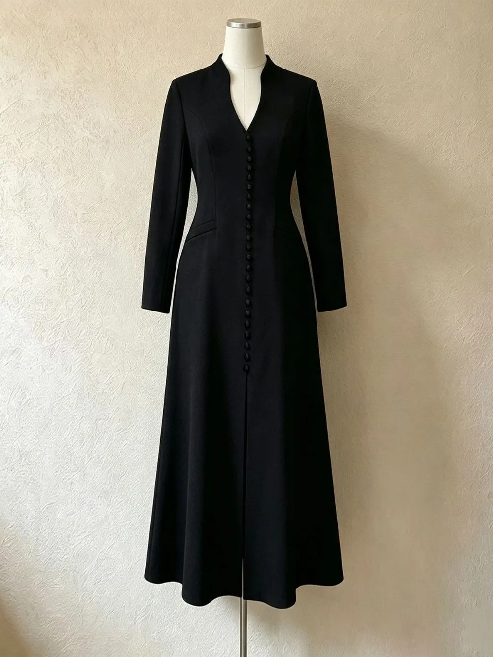 Masahide Long Sleeve Slit Maxi Dress - OWNCI Masahide Long Sleeve Slit Maxi Dress - OWNCI