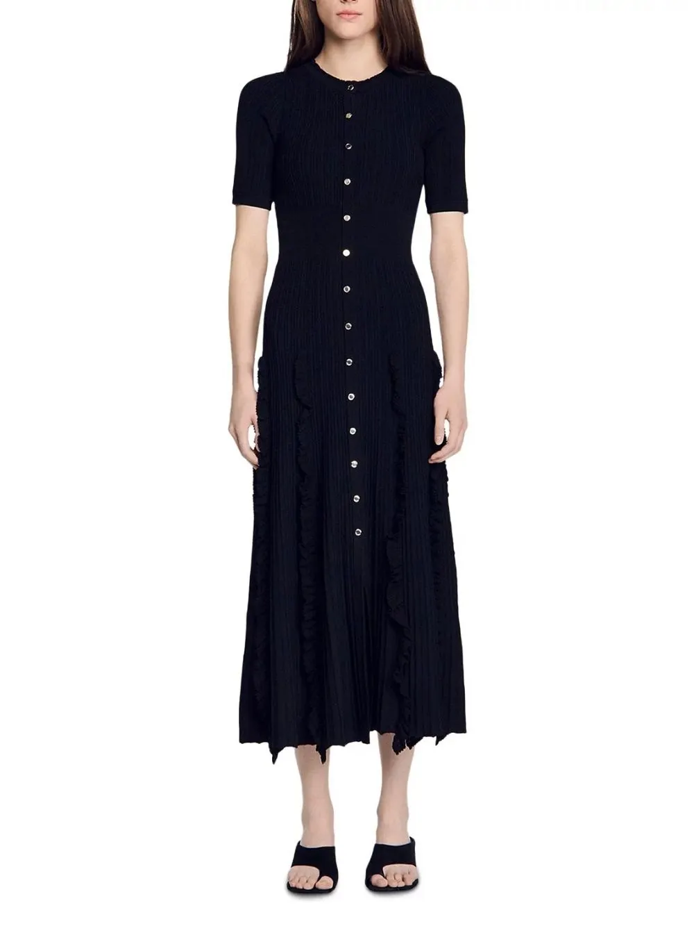Pietrarose Ruffled Knit Maxi Dress - OWNCI Pietrarose Ruffled Knit Maxi Dress - OWNCI