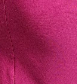 Hot Pink Rhinestone Bow Grid Spaghetti Strap Mini Bodycon Dress - OWNCI