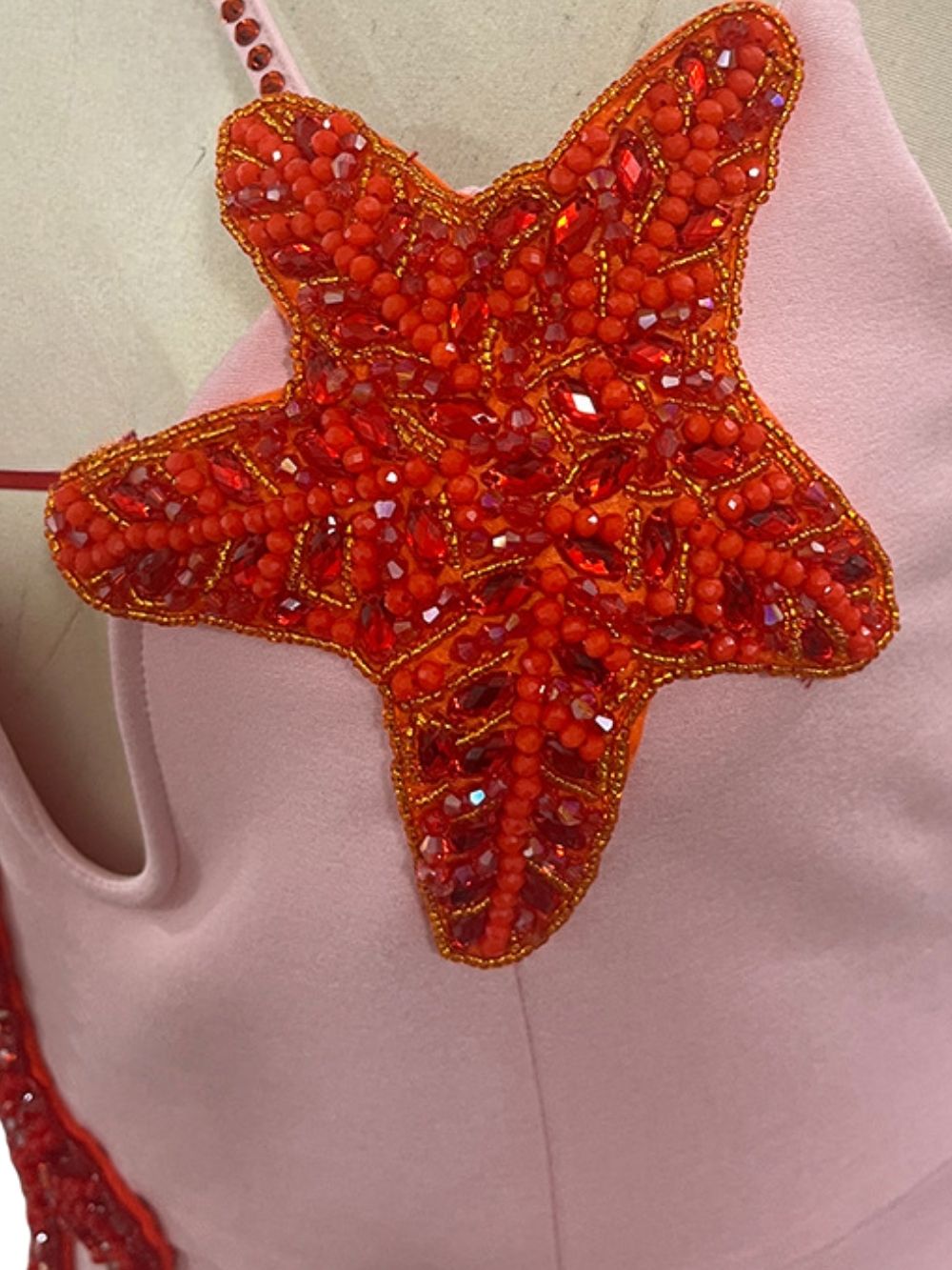 8455c87eb9dfc7b432e30a263959f907 Grimric Rhinestone Lace Up Starfish Mini Dress In Pink