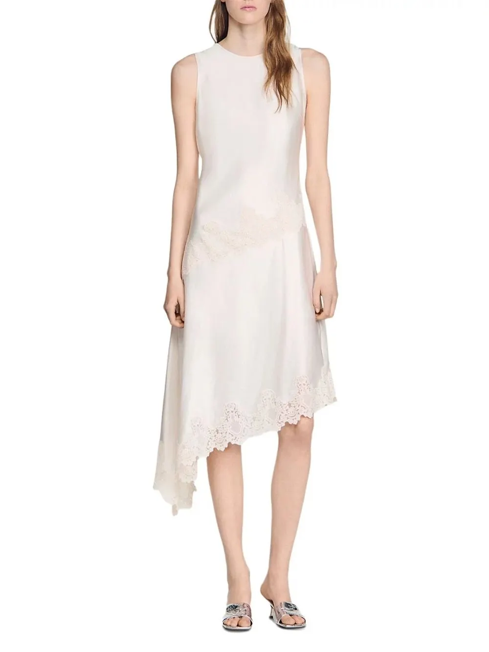 Asymmetric Satin Dress - OWNCI
