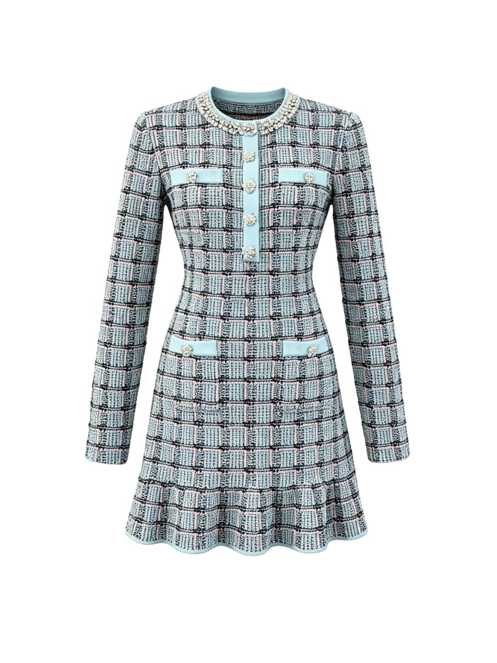 Marilee Knit Long Sleeve Mini Dress - OWNCI Marilee Knit Long Sleeve Mini Dress - OWNCI