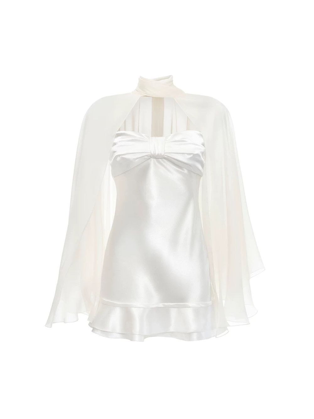 Masa Satin Mini Dress - OWNCI Masa Satin Mini Dress - OWNCI