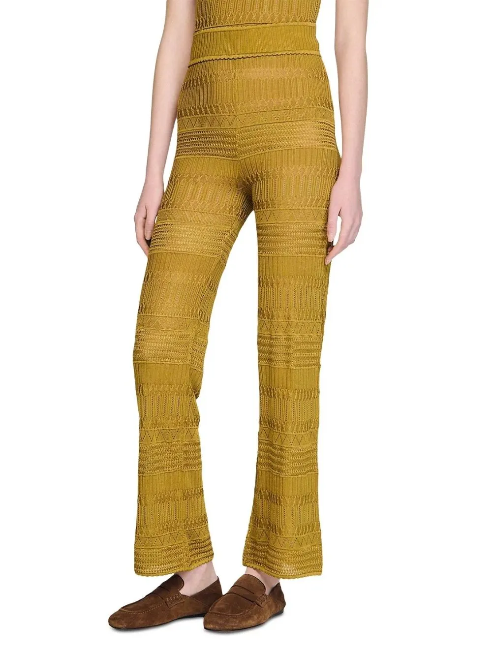 Pointelle Knit Trousers - OWNCI Pointelle Knit Trousers - OWNCI
