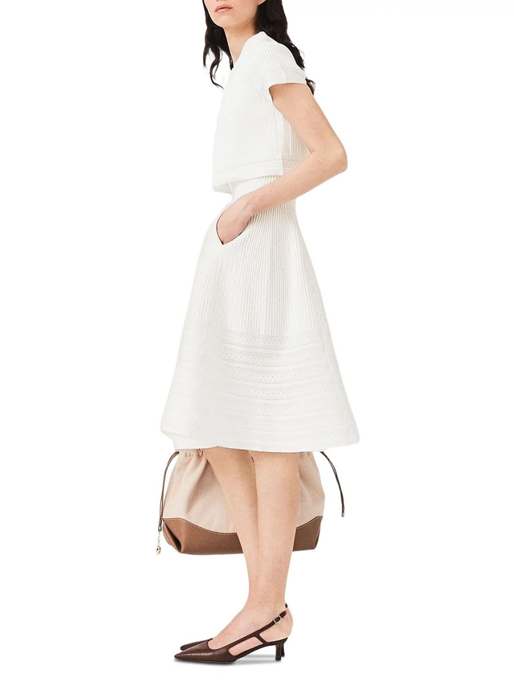Ribbed Short Sleeve Cardigan - OWNCI Ribbed Short Sleeve Cardigan - OWNCI
