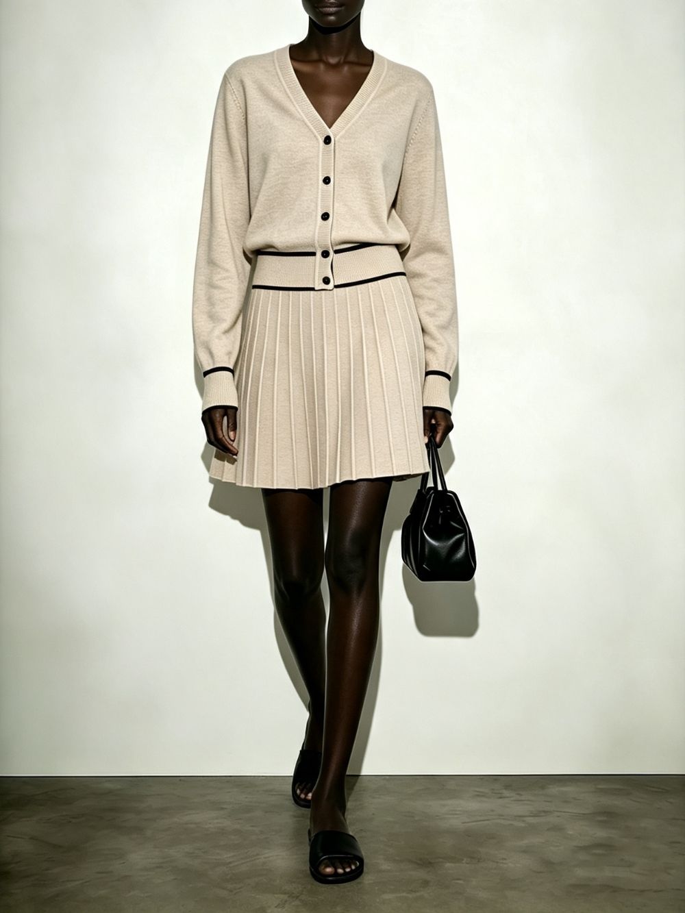 Marion Knit Cardigan & Mini Skirt Set - OWNCI Marion Knit Cardigan & Mini Skirt Set - OWNCI