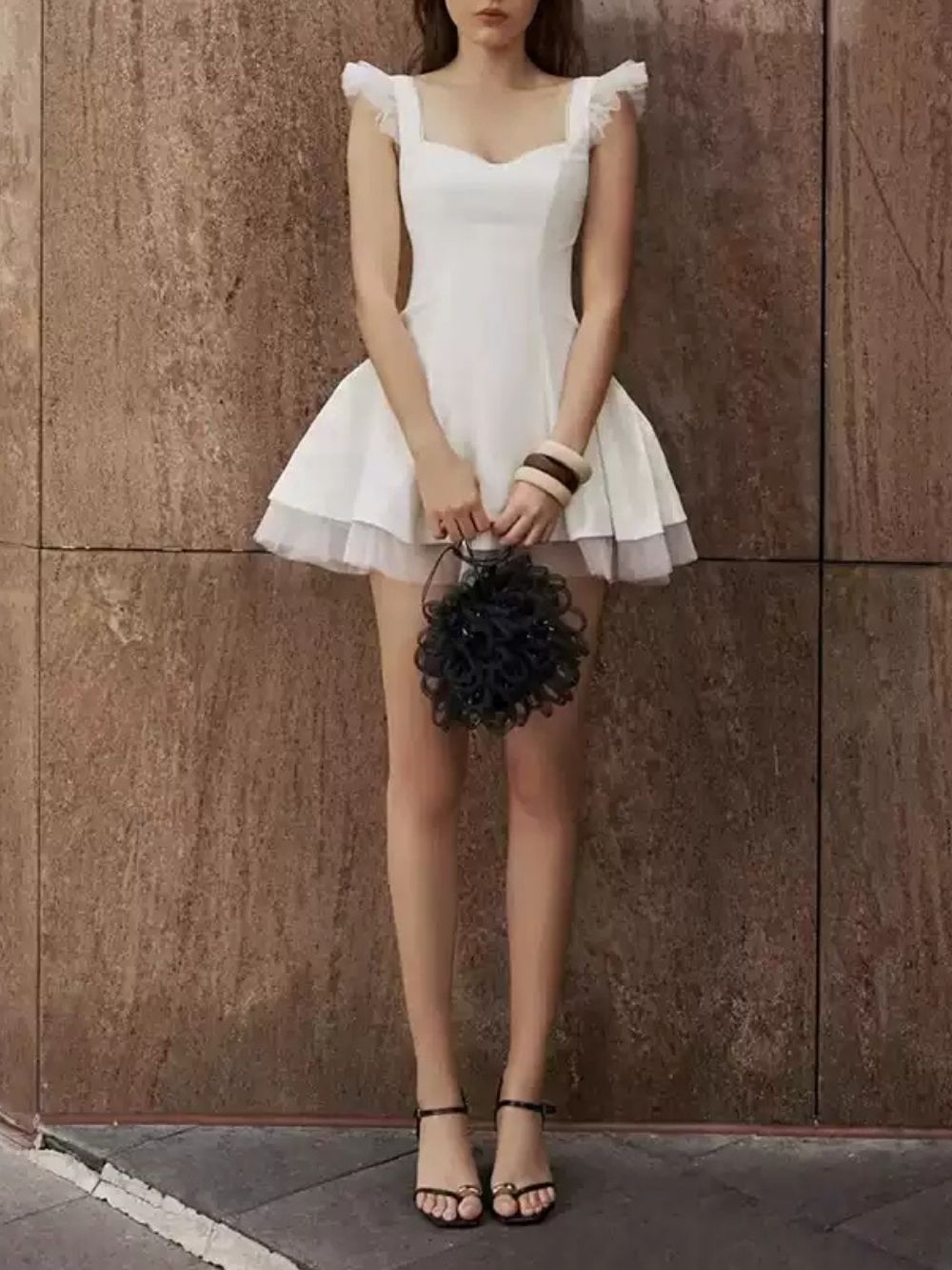 9c00709f61e0de2b723cf1e00c61a06d Malin White Mini Dress