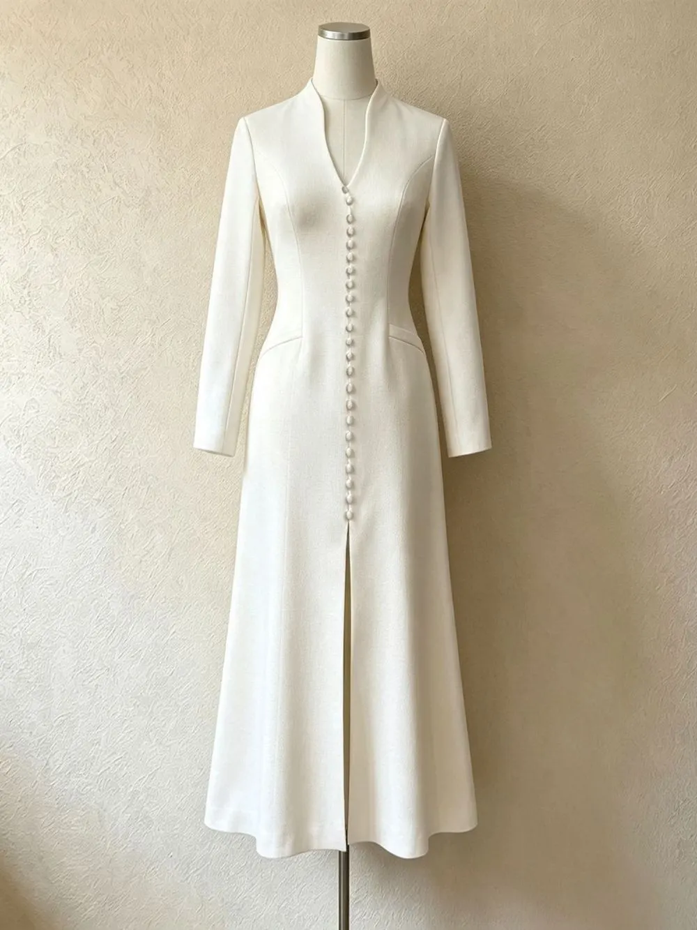 Masahide Long Sleeve Slit Maxi Dress - OWNCI Masahide Long Sleeve Slit Maxi Dress - OWNCI