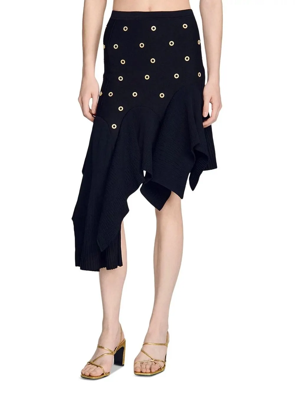 Studded Knit Skirt - OWNCI Studded Knit Skirt - OWNCI