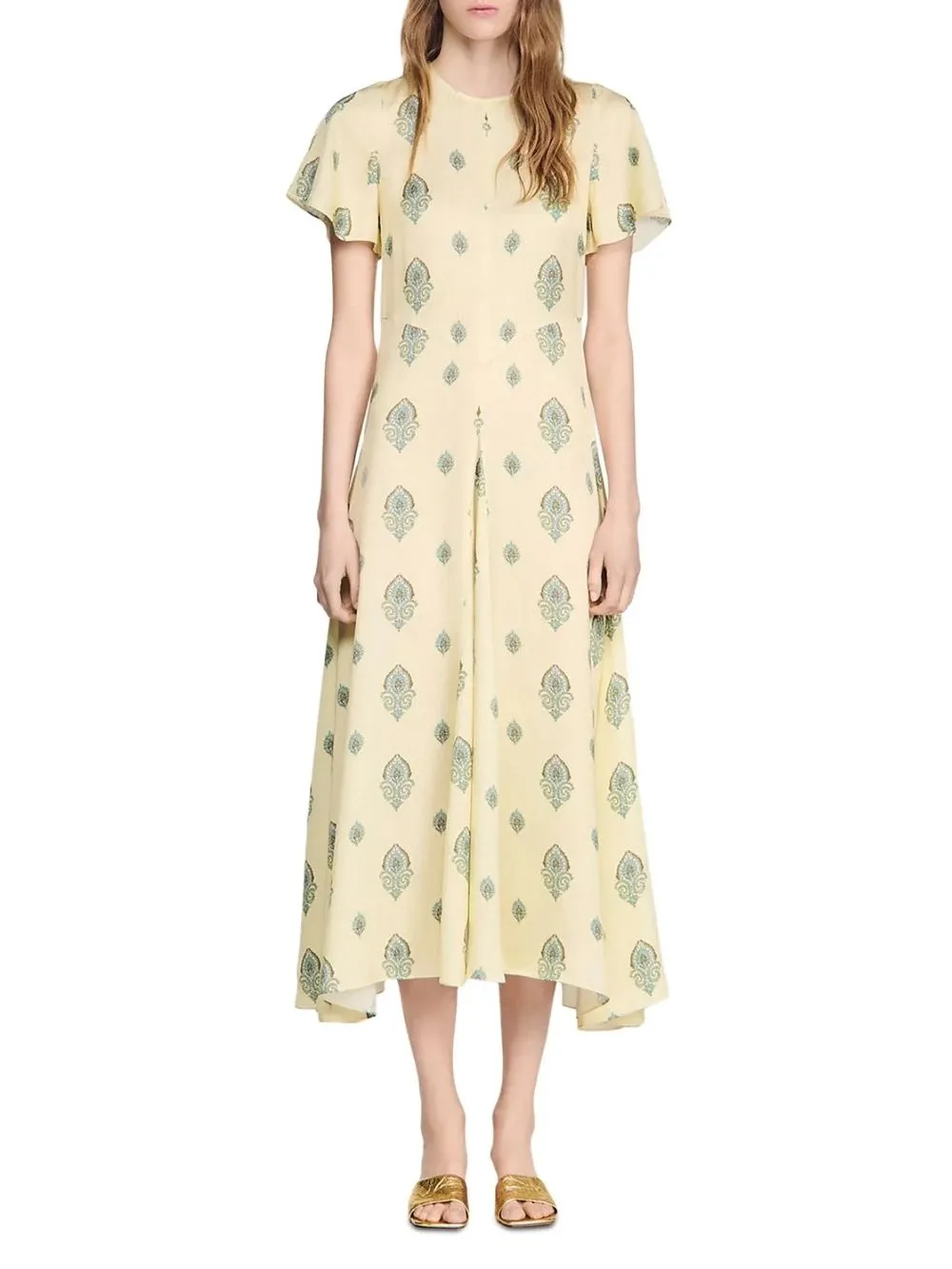 Paisley Print Maxi Dress - OWNCI Paisley Print Maxi Dress - OWNCI