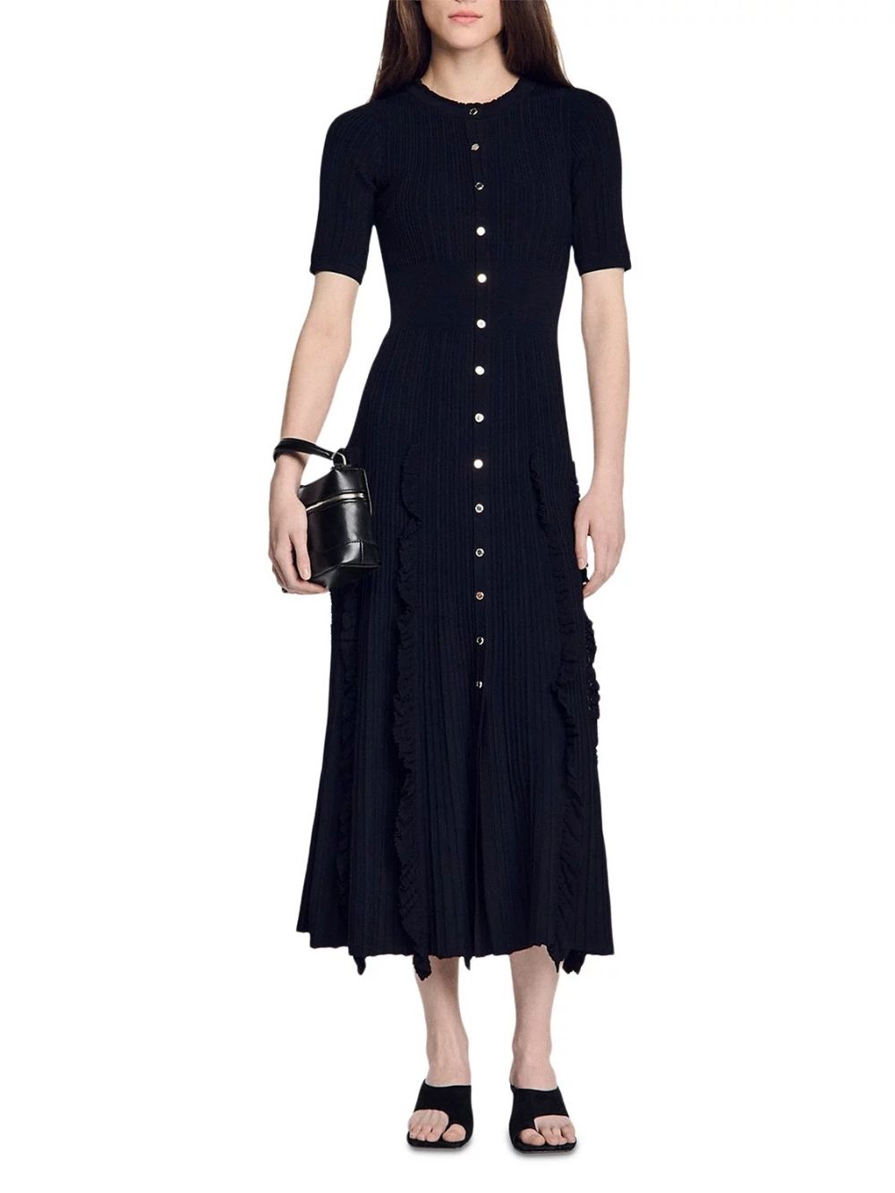 Pietrarose Ruffled Knit Maxi Dress - OWNCI Pietrarose Ruffled Knit Maxi Dress - OWNCI