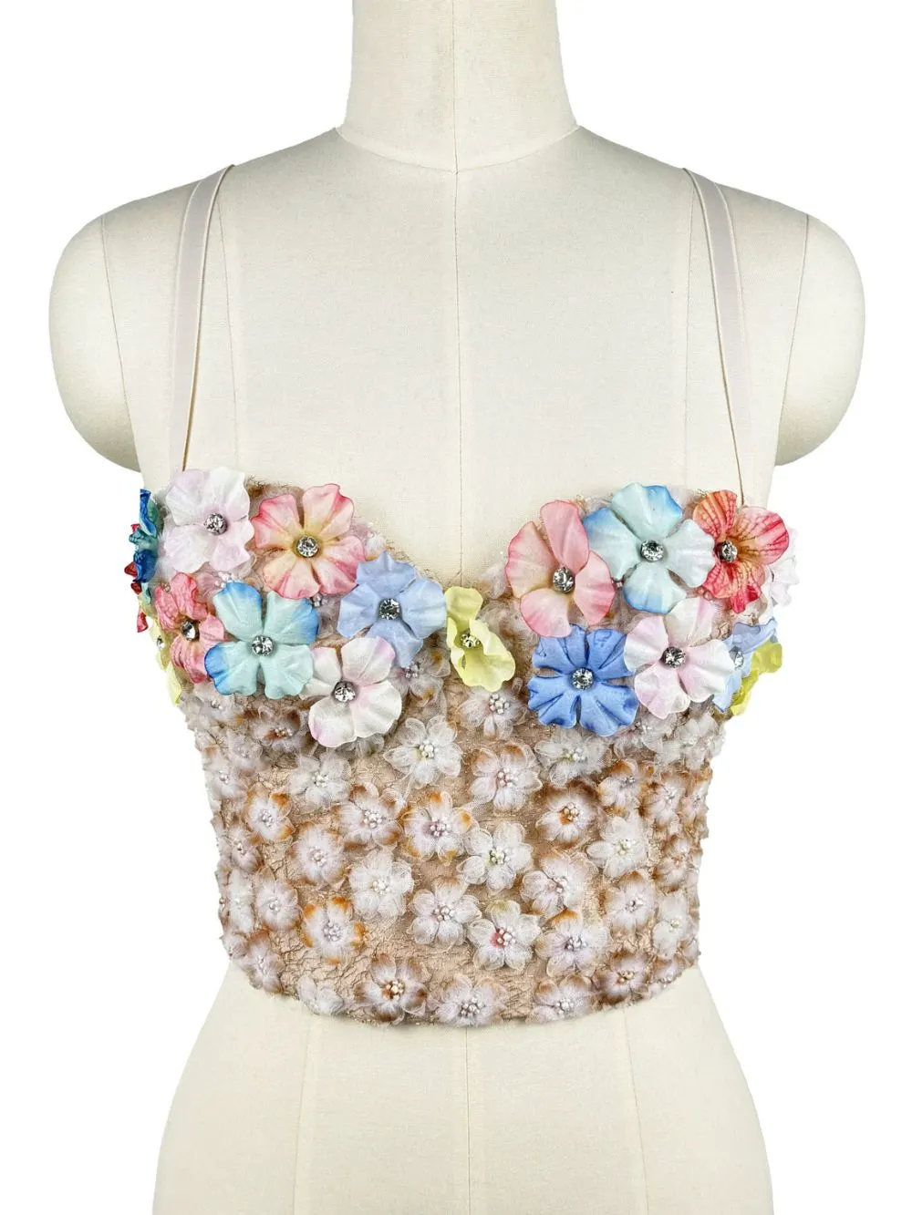 Maryana Flower Crop Top - OWNCI Maryana Flower Crop Top - OWNCI