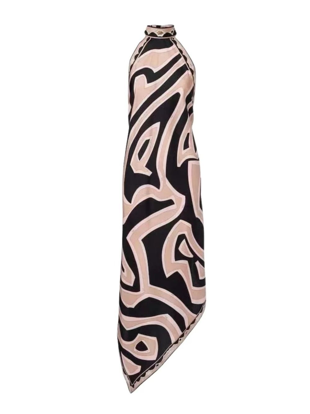 a62d5768014bbe08793542a435c83307 Zelmic Backless Printed Midi Dress