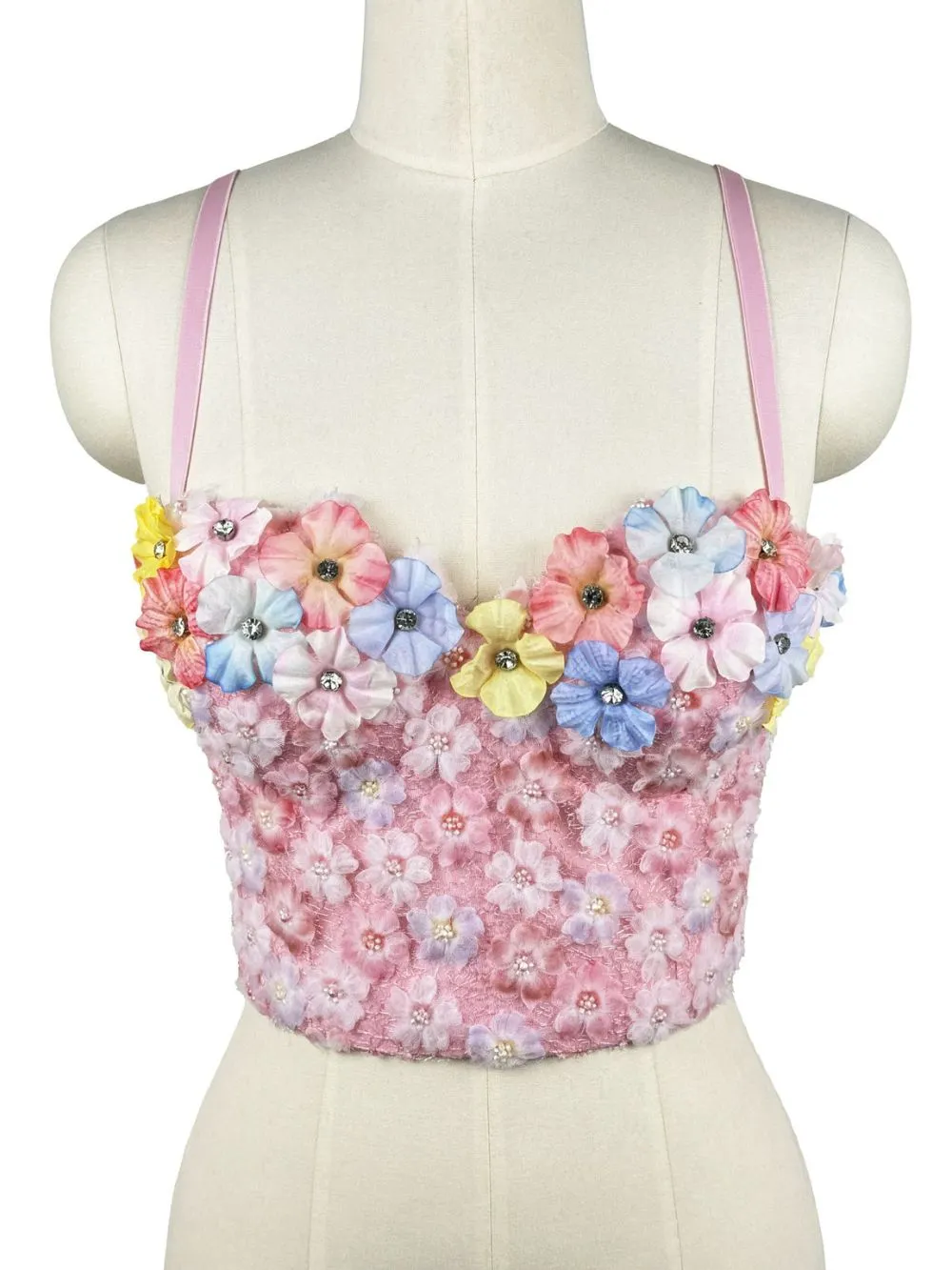 Maryana Flower Crop Top - OWNCI Maryana Flower Crop Top - OWNCI